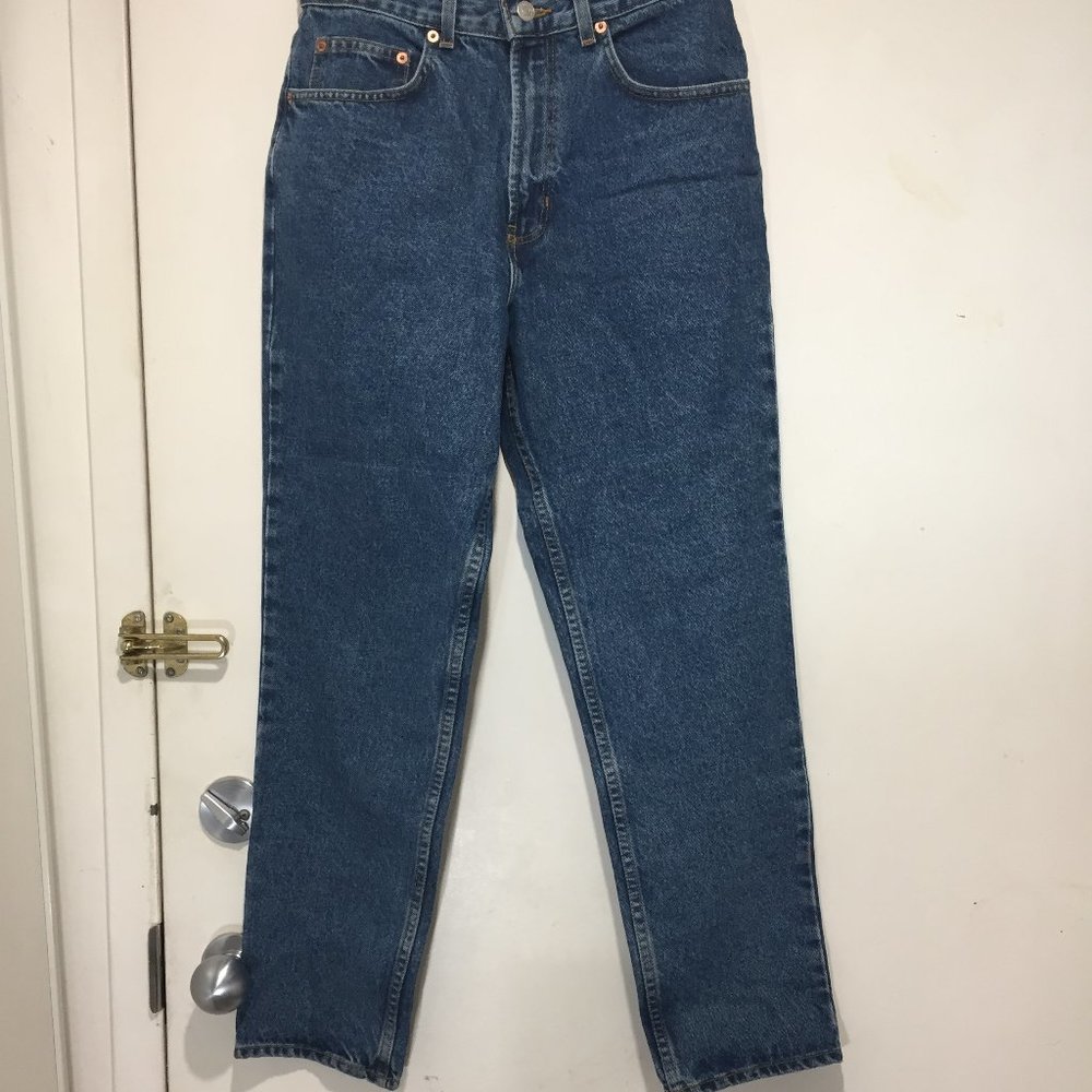 VINTAGE GAP CLASSIC HIGH RISE STONEWASHED JEANS SIZE 8A